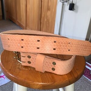 Klein Tools 5415S Heavy-Duty Embossed Leather Tool Belt Small Made in USA new